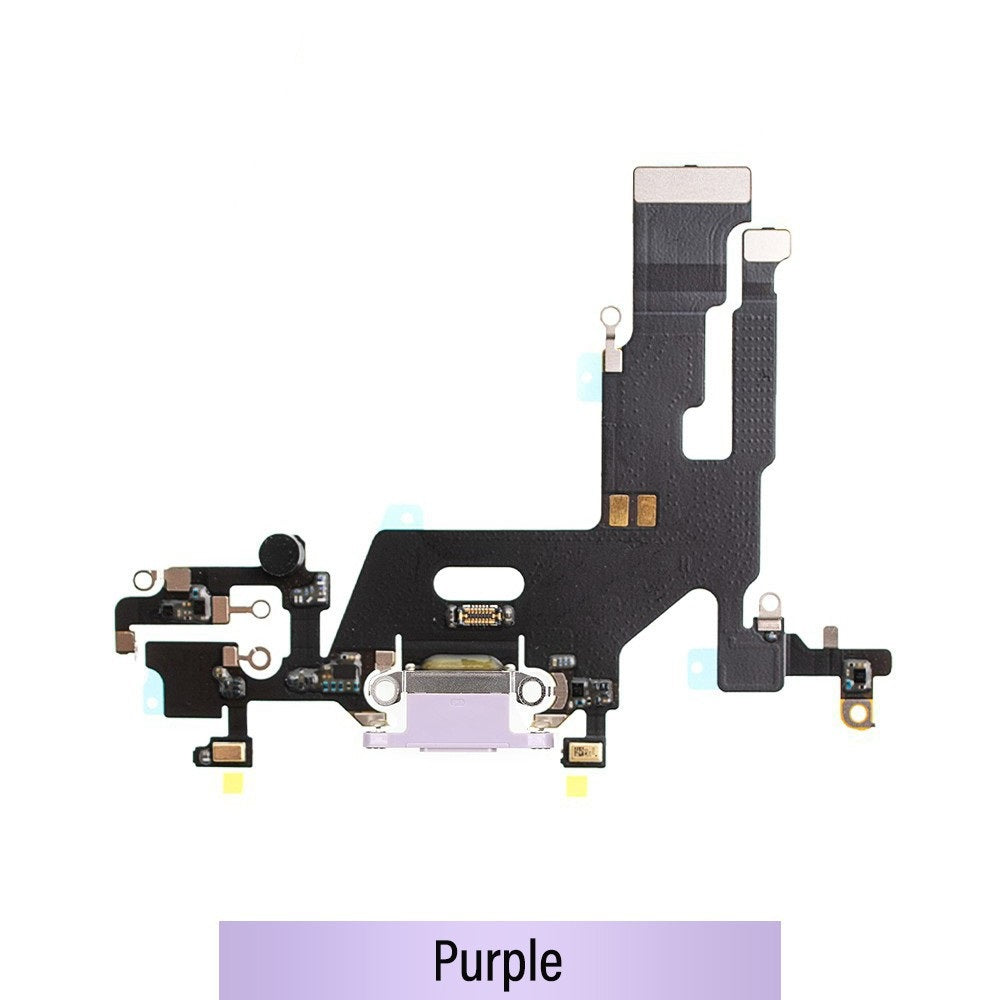 Charging Port for iPhone 11 (Purple)-Purple Charging Port for iPhone 11 (Purple)-Purple
